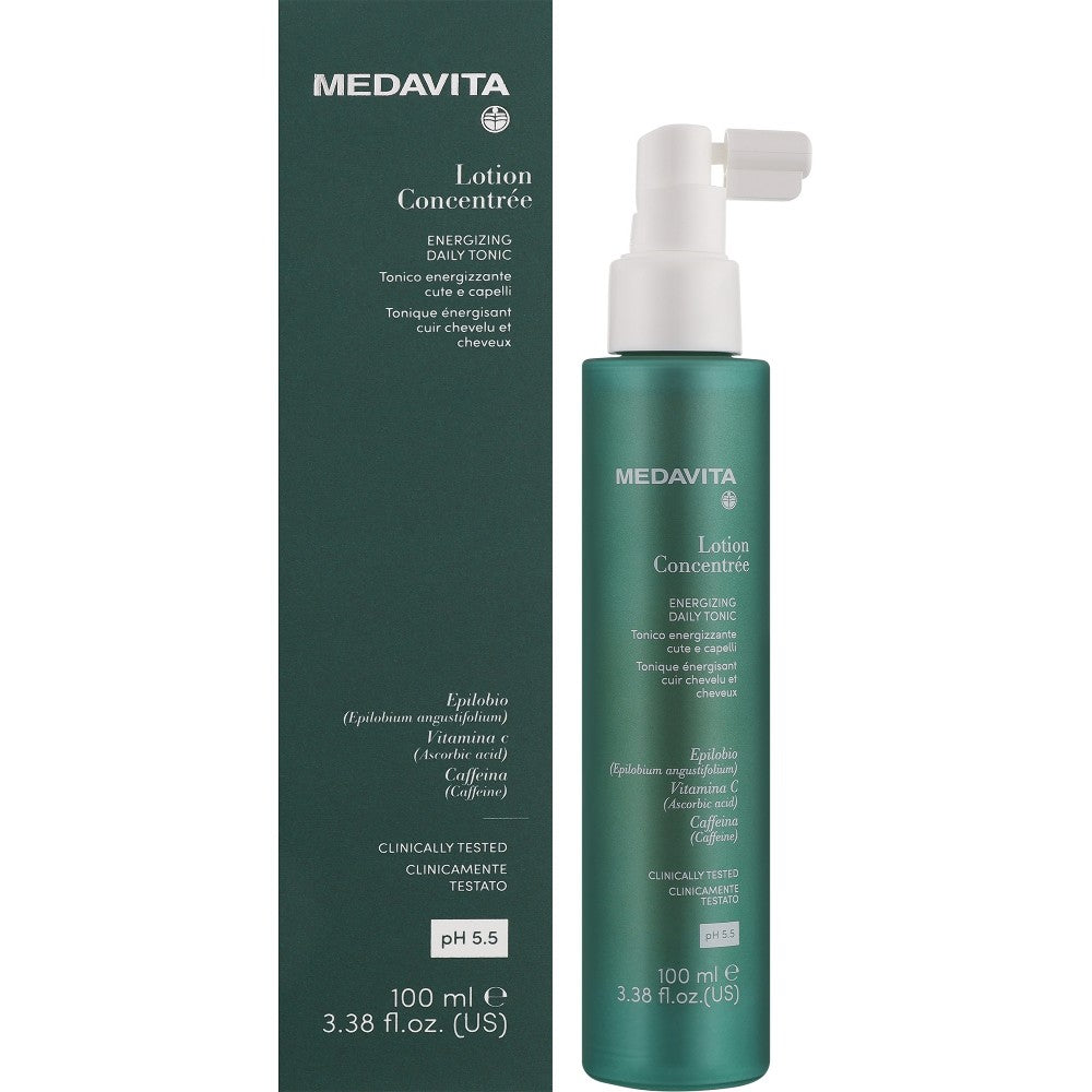 Medavita revitaliserende energigivende tonic lotion for hår og hodebunn 100 ml