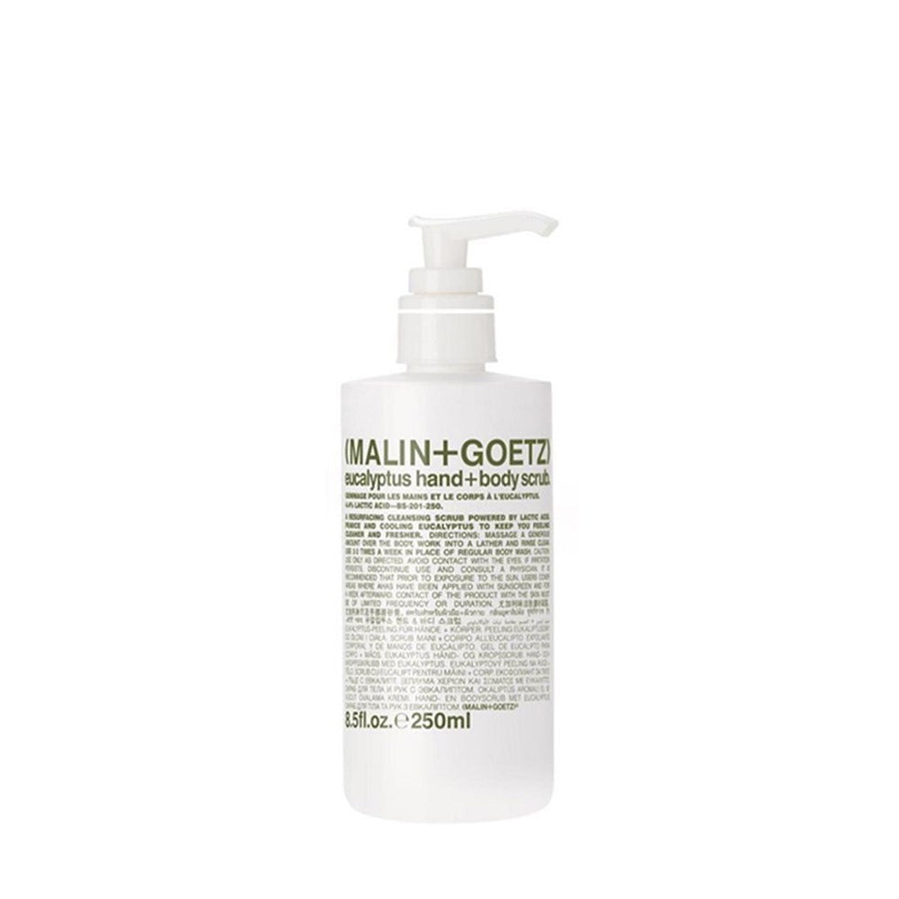 Malin + Goetz Eucalyptus Esfoliante para mãos e corpo