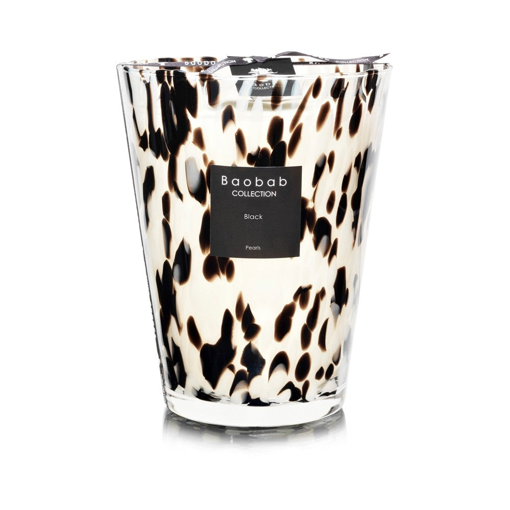 Baobab Collection Vela perfumada Pearls Black 24 cm