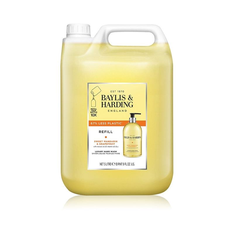 Baylis & Harding Sød mandarin og grapefrugt flydende håndsæbe refill 5000 ml