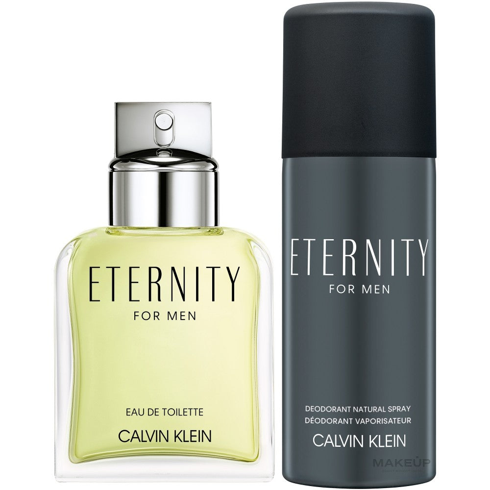 Calvin Klein Set cadou Eternity pentru bărbați Eau de Toilette 100 ml + deodorant spray 150 ml