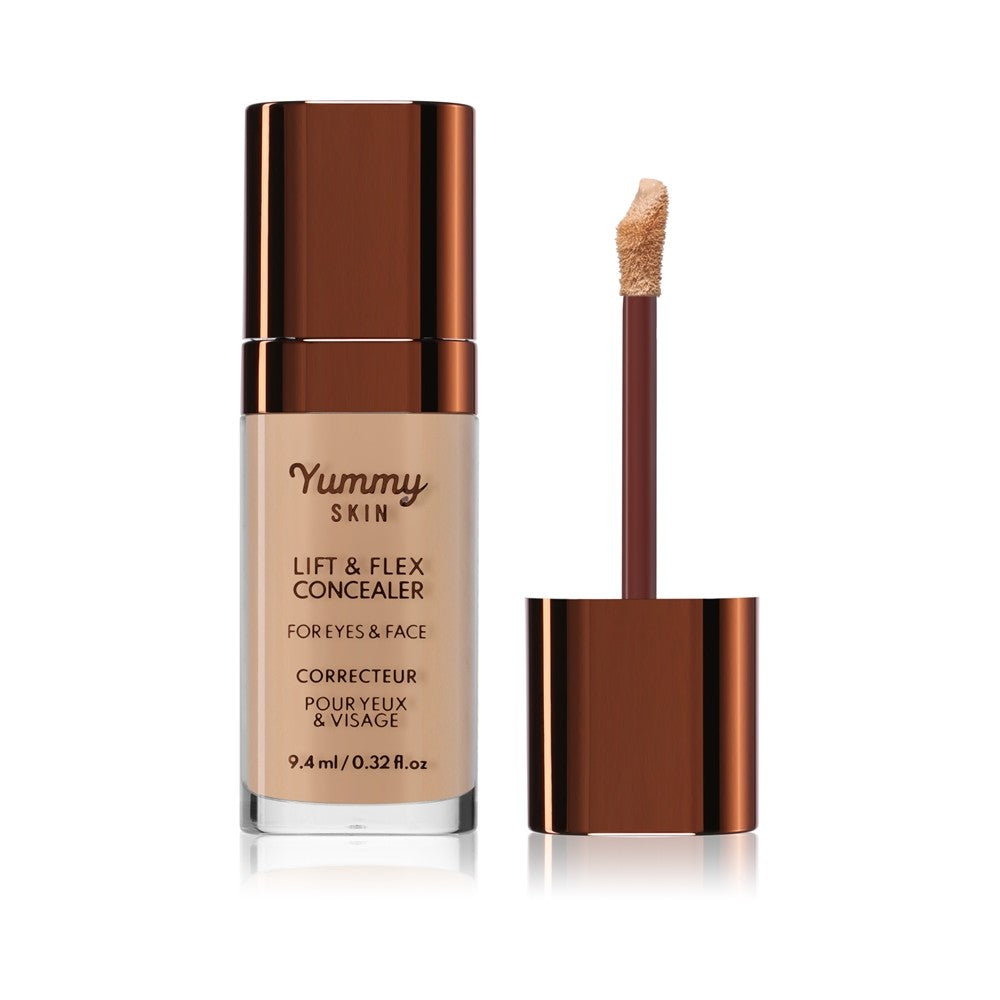 Danessa Myricks Beauty ヤミー スキン スキン &amp; フレックス リキッド コンシーラー マット エフェクト カラー 7 - ミディアム ゴールデン イエロー アンダートーン 9.4 ml