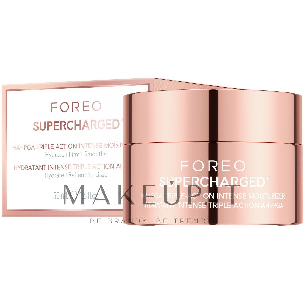 FOREO SUPERCHARGED Intenzivní hydratační a zvláčňující krém s trojitým účinkem 50 ml