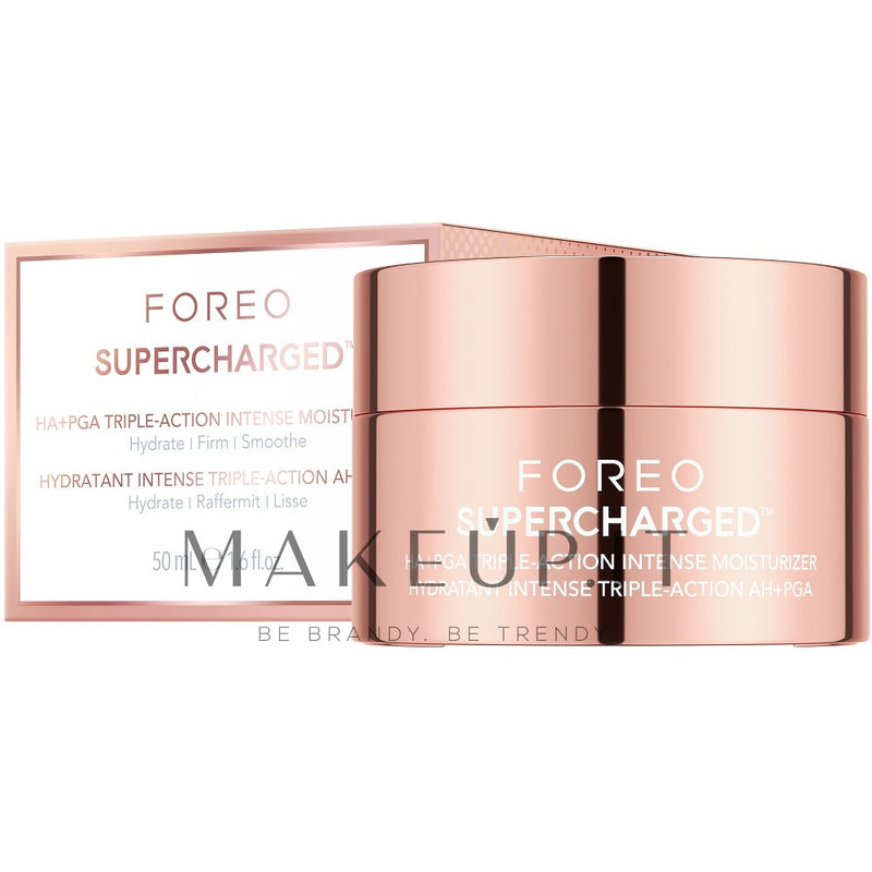 FOREO SUPERCHARGED Intenzivní hydratační a zvláčňující krém s trojitým účinkem 50 ml