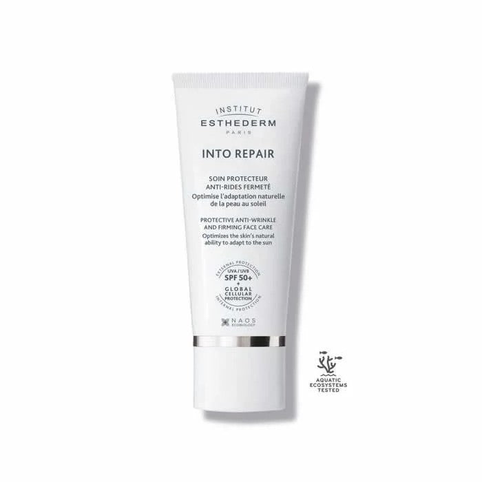 Institut Esthederm Into Repair beskyttende ansigtscreme til solintolerance SPF 50+ 50 ml
