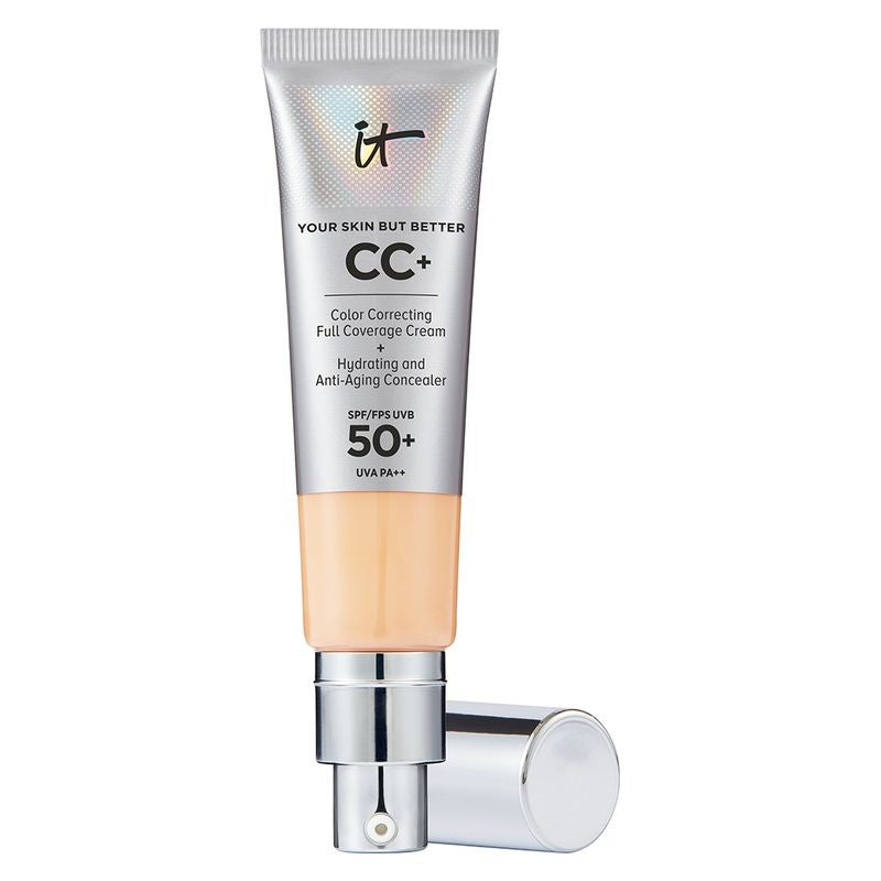 IT Cosmetics Your Skin But Better CC+ fulddækkende foundation SPF 50+ til kvinder Let Medium 32 ml