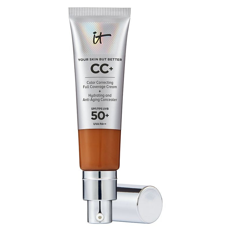 IT Cosmetics Your Skin But Better CC+ fulddækkende foundation SPF 50+ til kvinder Rich Honey 32 ml