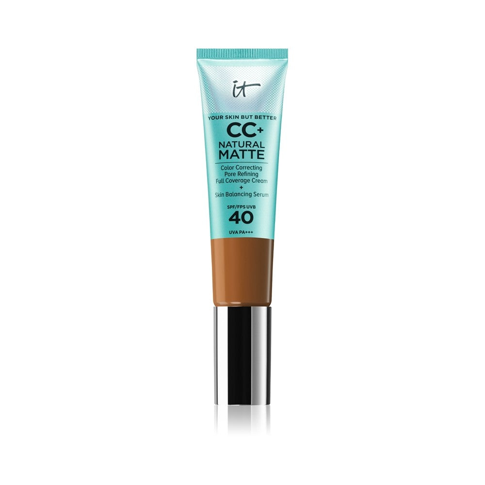 IT Cosmetics Your Skin But Better CC+ Cream Naturlig mat matterende foundation SPF 40 til kvinder Rich Honey 32 ml