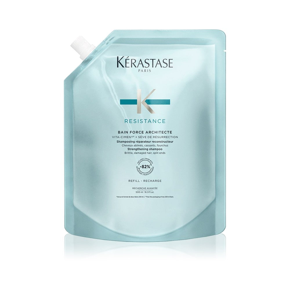 Kérastase Résistance Force Architecte styrkende shampoo til svagt og let beskadiget hår 500 ml