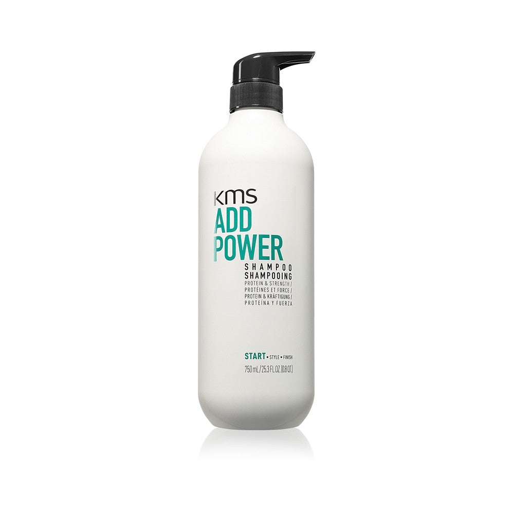 KMS Addpower Shampoo til sart og slapt hår 750 ml
