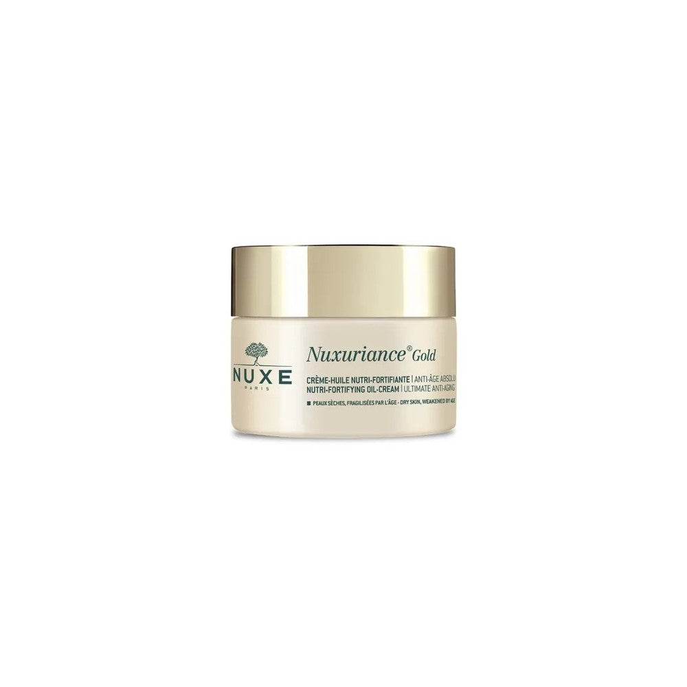 Nuxe Nuxuriance Gold nærende oliecreme med styrkende effekt til tør hud 50 ml