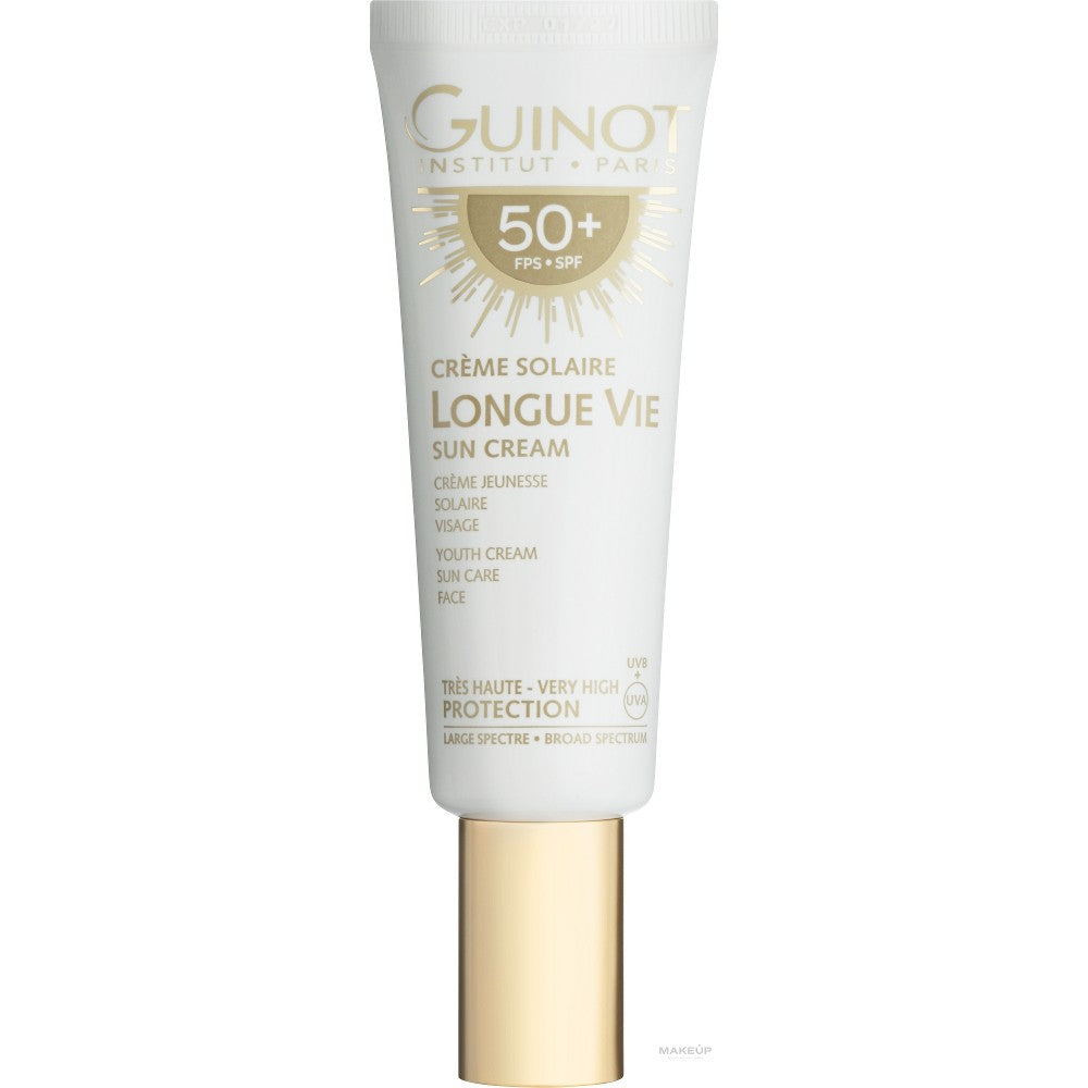Guinot Longue Vie Sun Cream Anti-Age Face SPF 50+ 50 ml — Face Sun Cream 