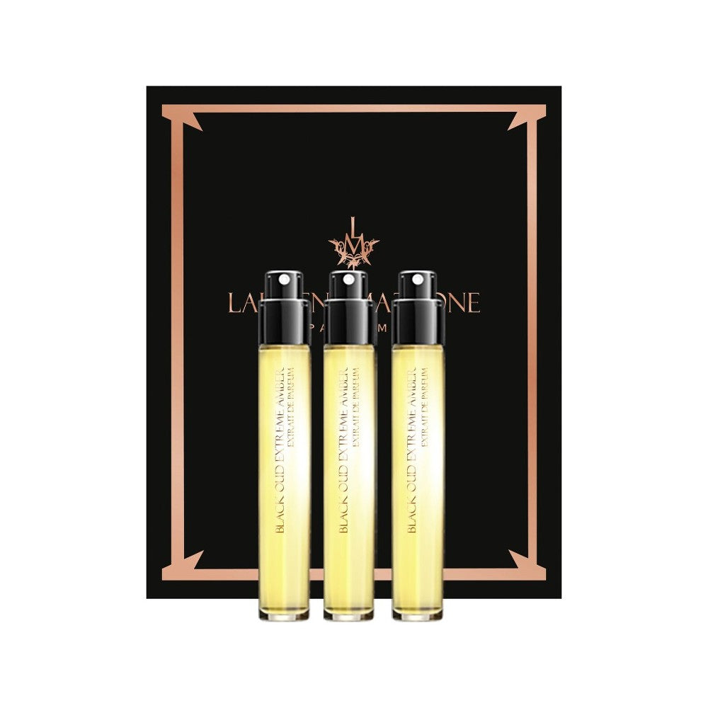 Laurent Mazzone Black Oud Extreme Amber Set Unisex parfymeekstrakt 3 deler 15ml