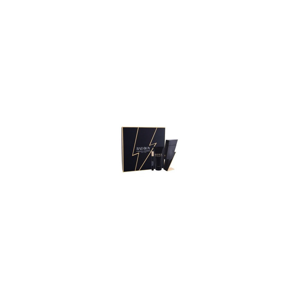 Carolina Herrera Bad Boy Eau De Toilette Spray Set 100 ml 3 τεμάχια
