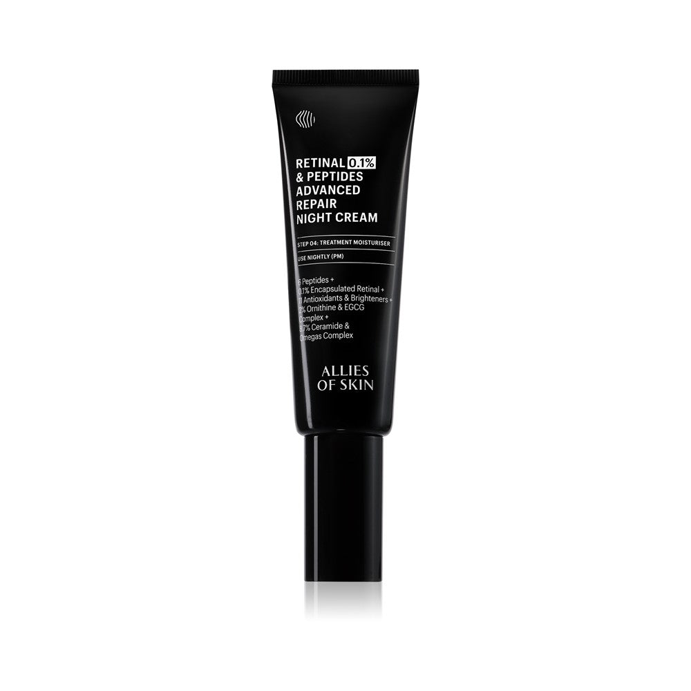 Allies of Skin 0,1% Retinal &amp; Peptides Advanced Repair Revitalizační noční krém 48 ml