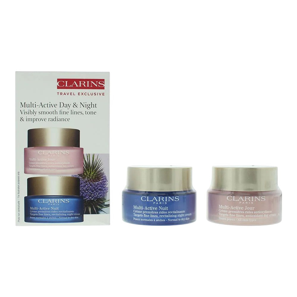 Clarins Мультиактивный дневной и ночной набор - 50 мл