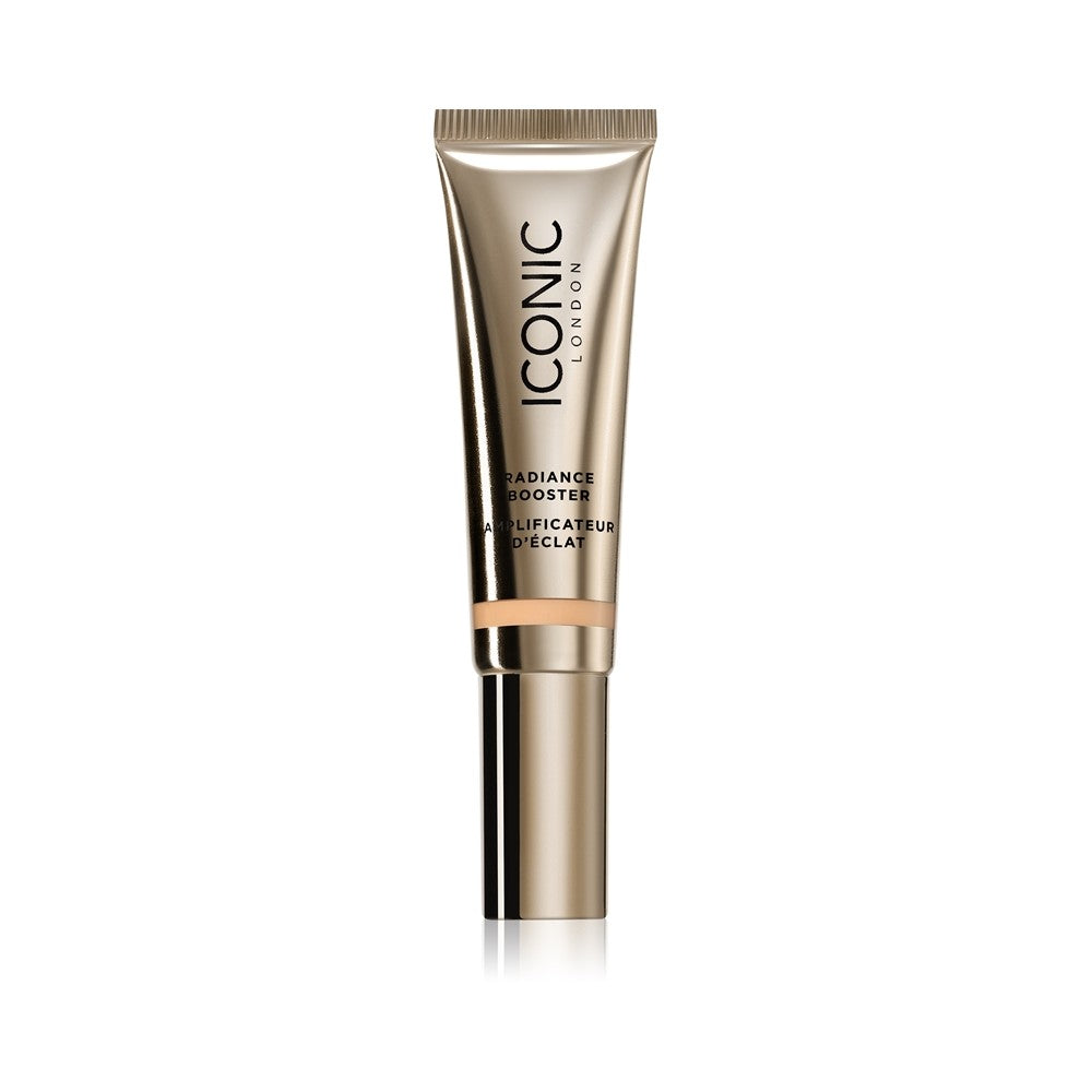 ICONIC London Radiance Booster creme hidratante facial com cor Shell Glow 30 ml