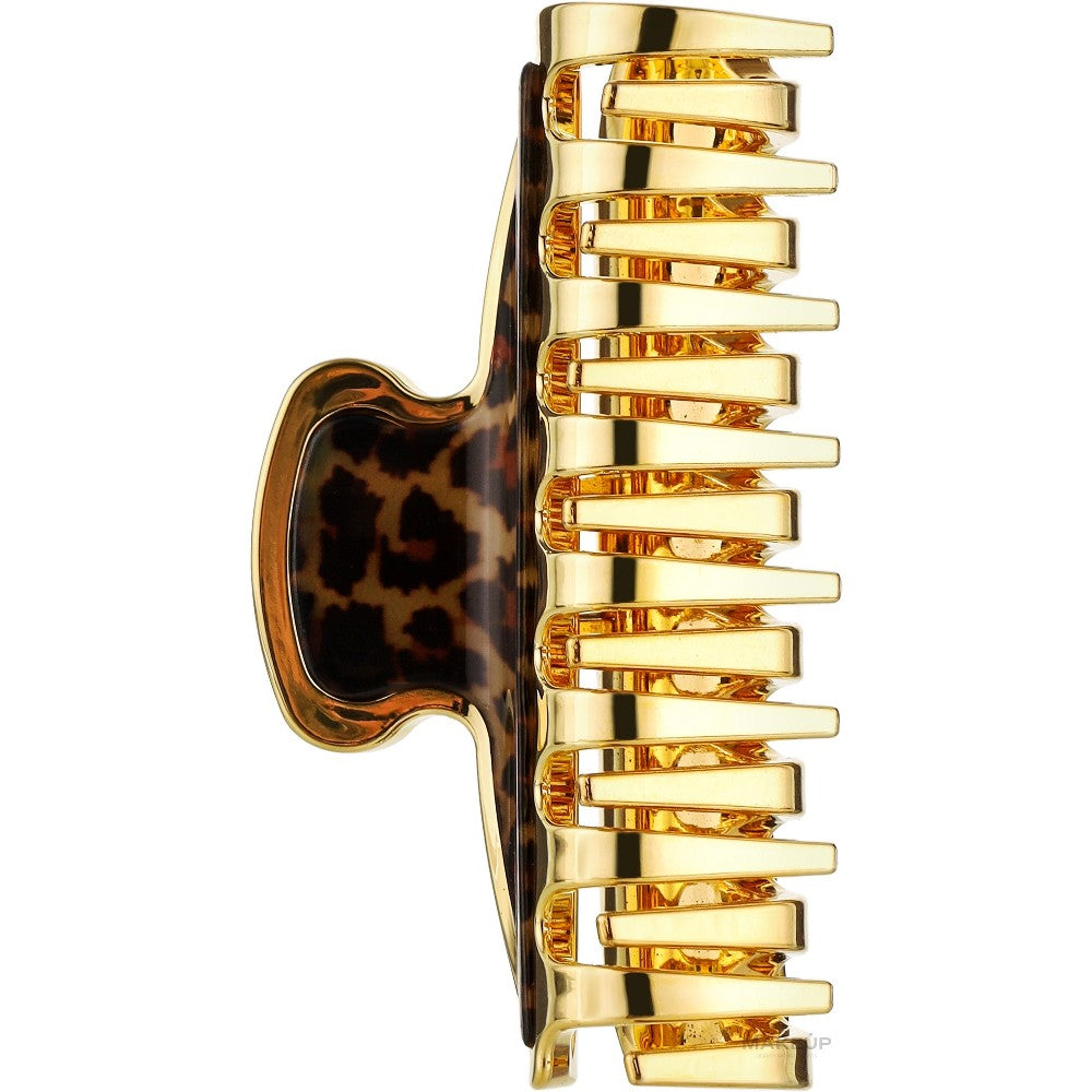 Janeke Hair-Clip Leopard Hair Clip 9.5x3.5 ס"מ