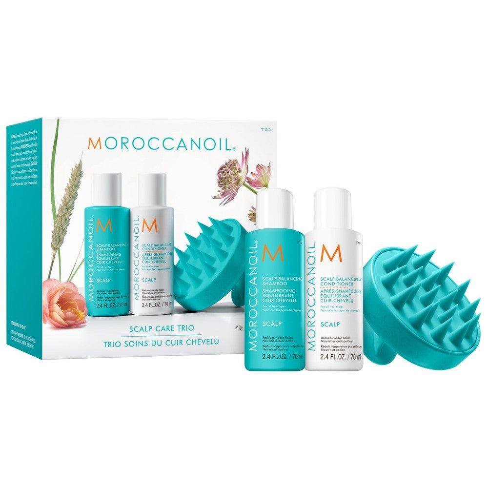 Moroccanoil スカルプディスカバリーセット 脂性頭皮用 フケ対策 3個セット