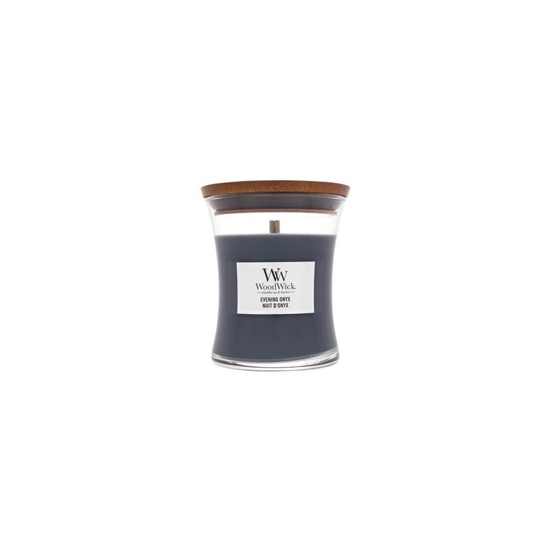 Woodwick Aften Onyx Duftlys med Trævæge 609,5g