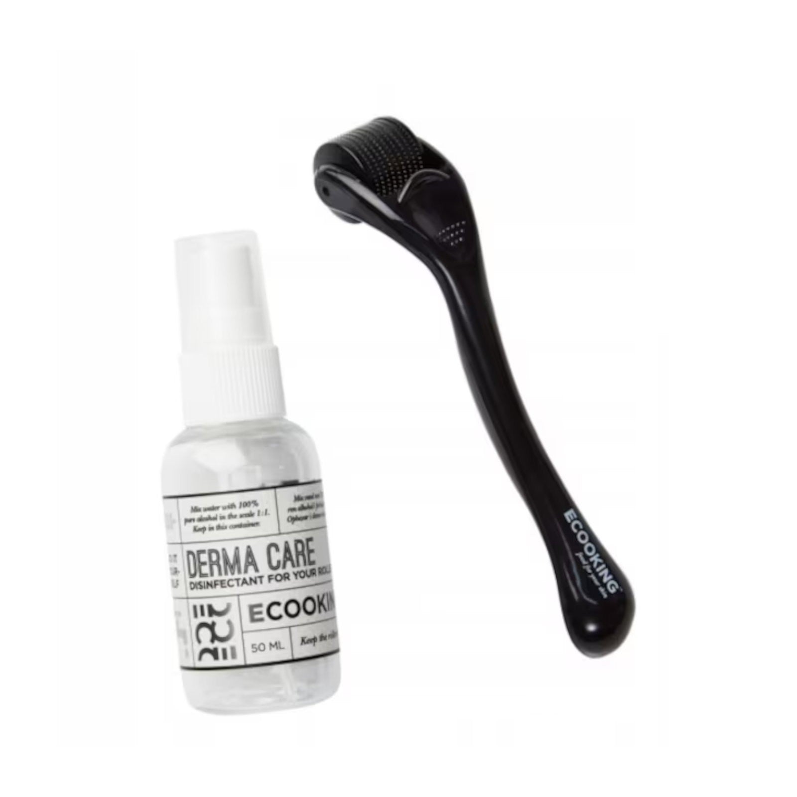 Ecooking derma roller svart elastisitet og fasthet ansiktsmassasjerulle