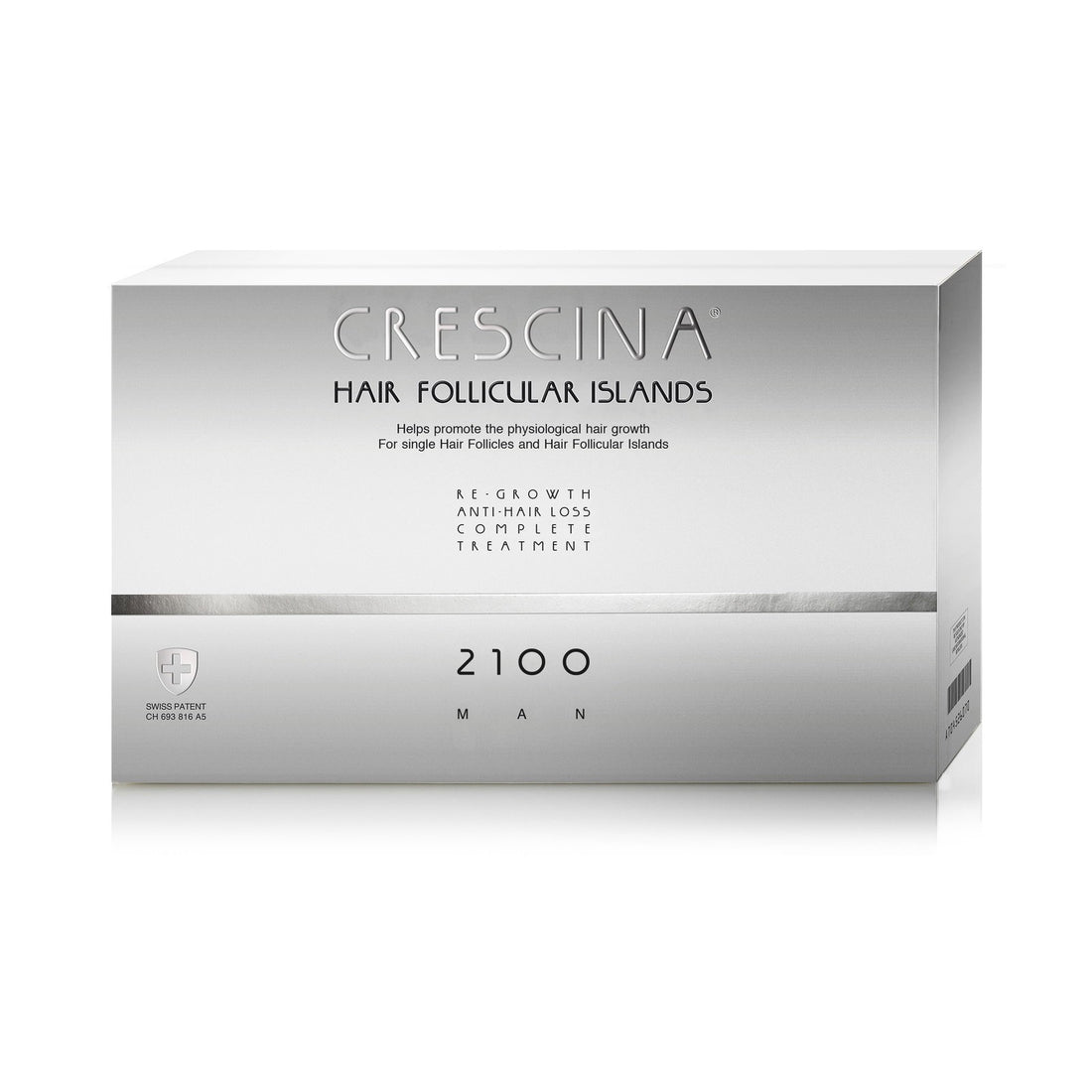 Labo Crescina Follicular Islands 2100 For Growth Stimulation Vials Treatment Serum For Scalp For Men 20 τεμάχια