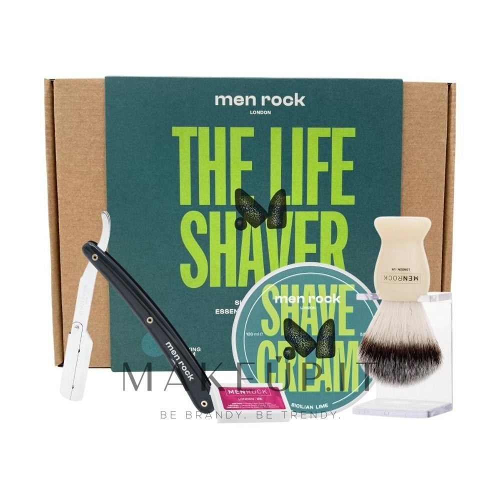 Men-Rock Set regalo Barba Lime Siciliano — Set barba