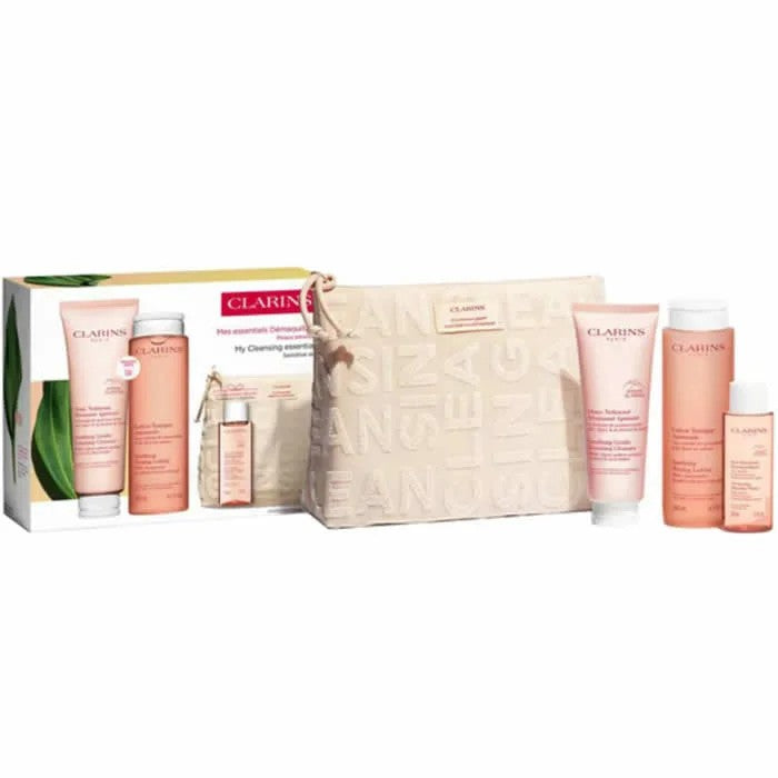 Clarins Zestaw upominkowy Cleansing Essentials Sensitive Skin dla każdego rodzaju skóry