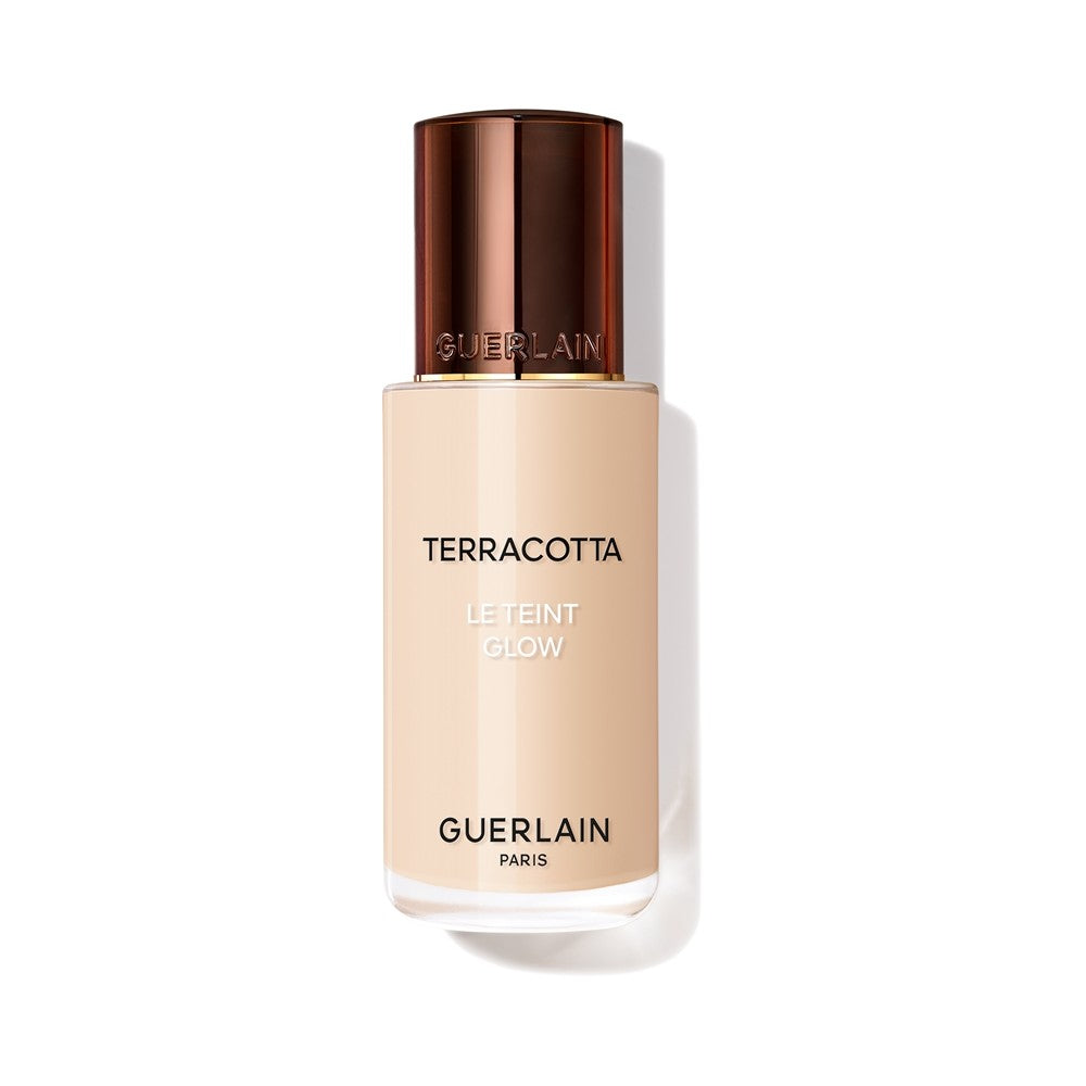 GUERLAIN Fond de ten lichid iluminant Terracotta Le Teint Glow pentru un aspect natural culoare 0,5N Neutru 35 ml