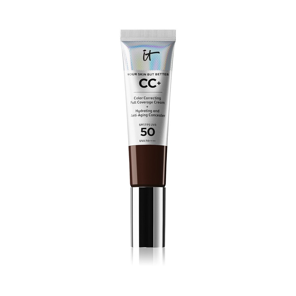 IT Cosmetics Your Skin But Better CC+ Full Coverage Foundation SPF 50+ för kvinnor Deep Mocha 32ml