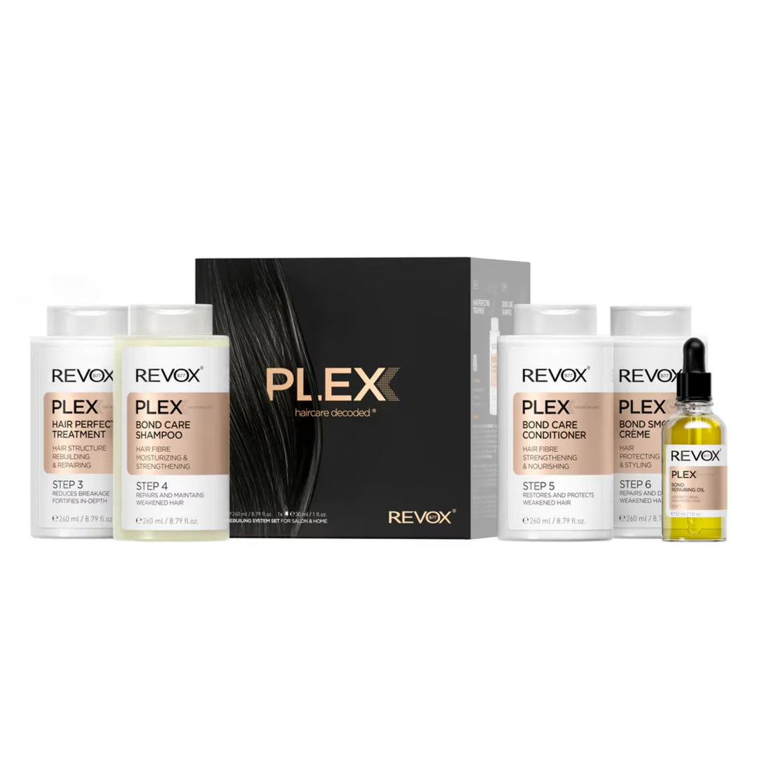Revox B77 Plex Rebuilding System Set pro domácí a salonní set pro poškozené a barvené vlasy