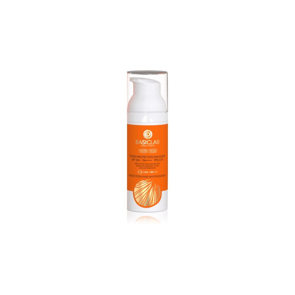 BasicLab Dermocosmetics Protecticus gekleurde emulsie SPF 50+ 50 ml