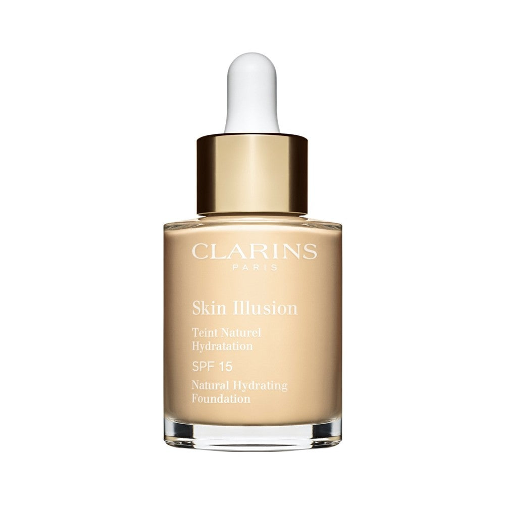 Clarins Skin Illusion Natural SPF 15 100.5W Cream 30 ml — Hydrating Radiance Foundation 