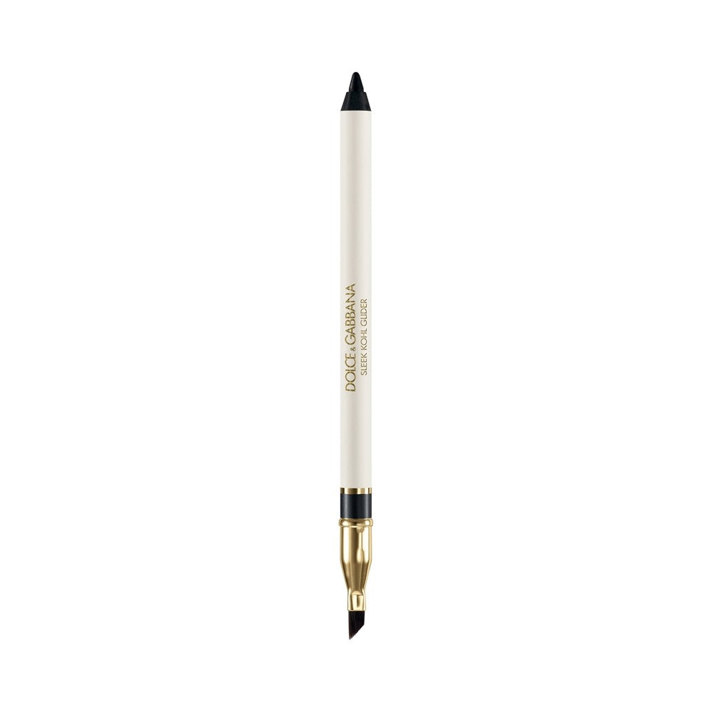 Dolce&amp;Gabbana Sleek Glider øjenblyant med børstefarve 01 Total Sort - Ægte sort 1,2 g