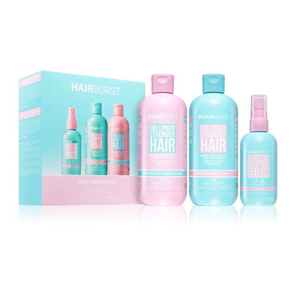 Hairburst 볼륨 &amp; 그로스 번들 퍼펙트 헤어 선물 세트 3종