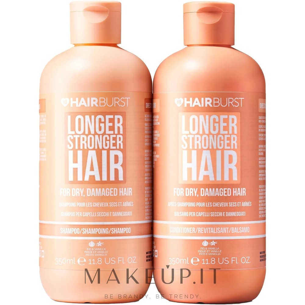 Hairburst Longer Stronger Set damaged and dry hair 2×350 ml 