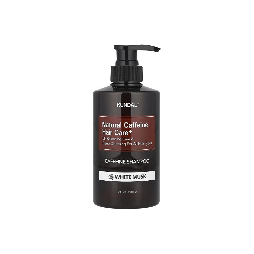 KUNDAL Koffein Hvit Musk Naturlig Anti-Hårtap Sjampo 500ml