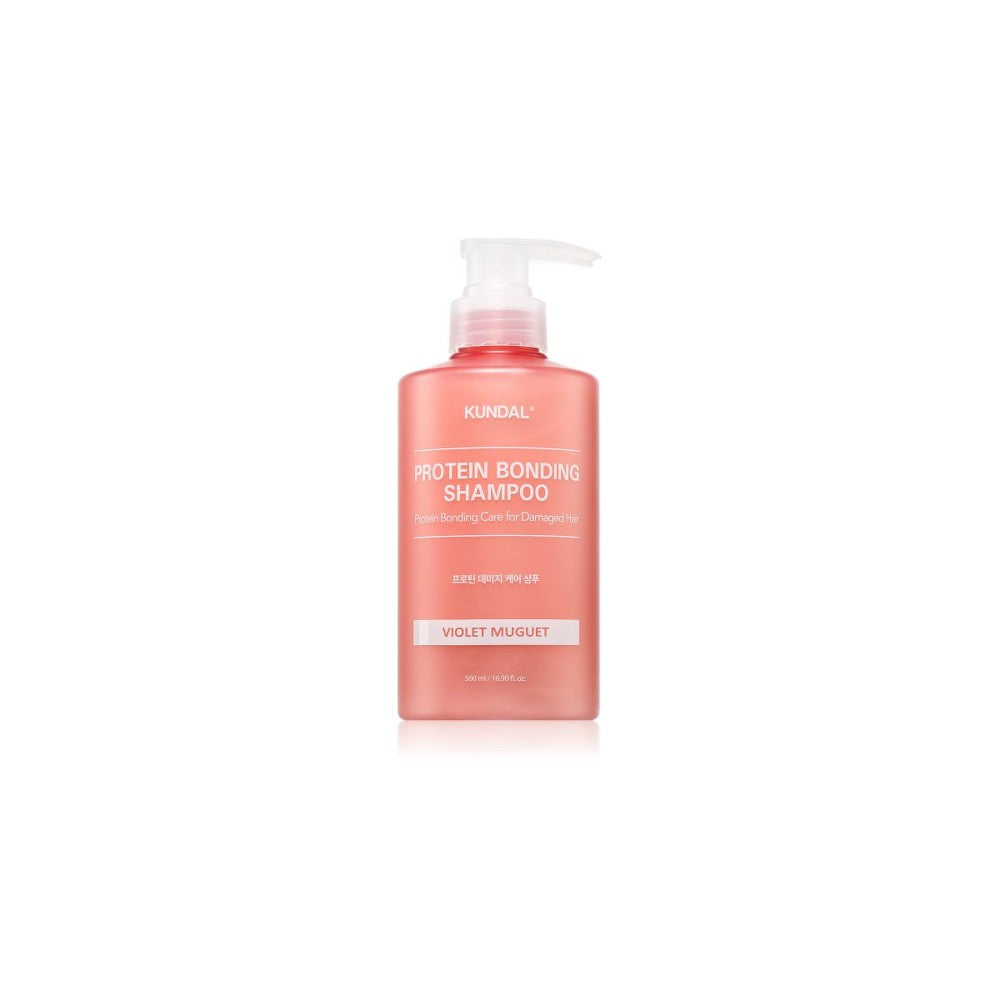 KUNDAL Protein Bonding Care vyživující šampon pro poškozené a suché vlasy s vůní Violet Muguet 500 ml