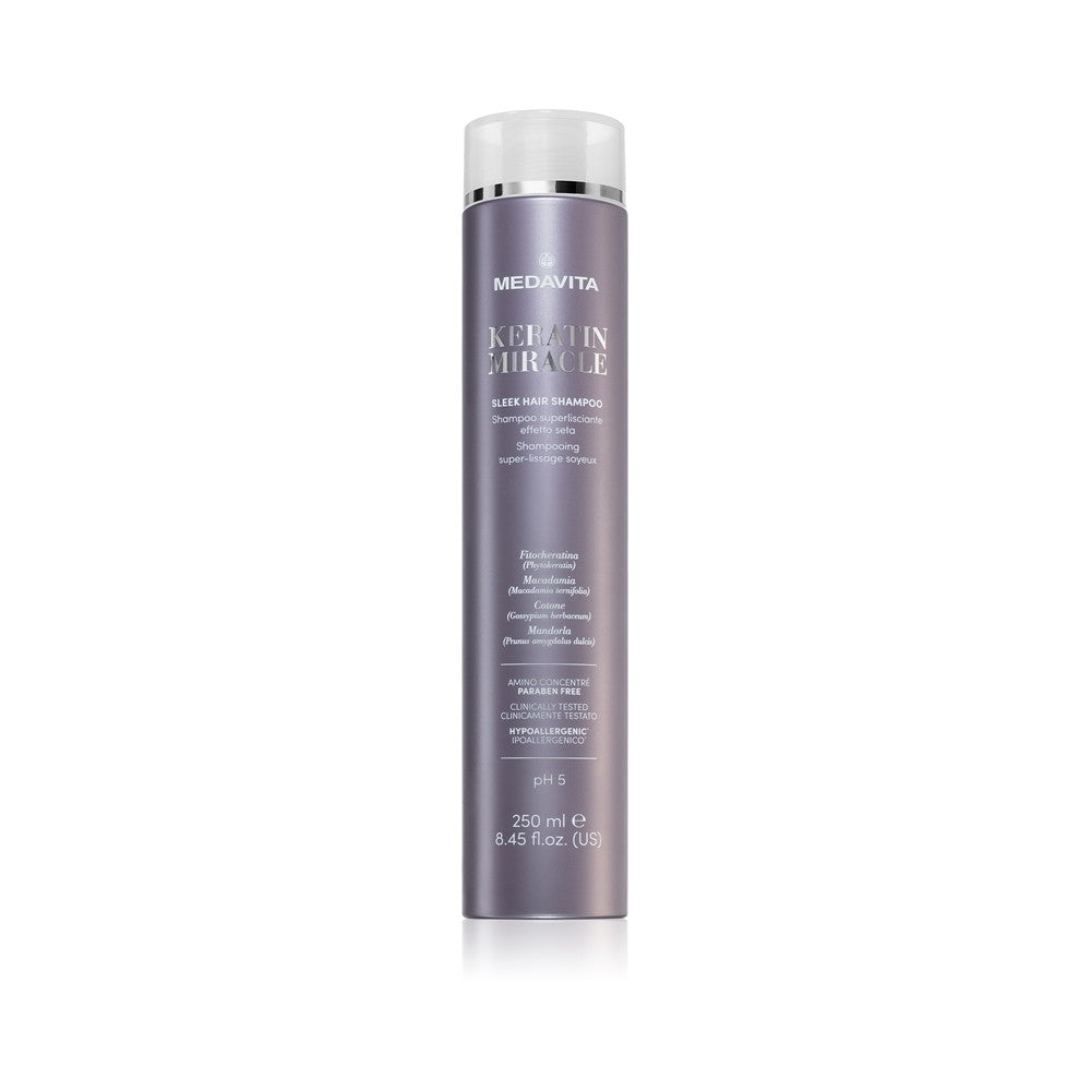 Medavita Разглаживающий шампунь Keratin Miracle Sleek 250 мл