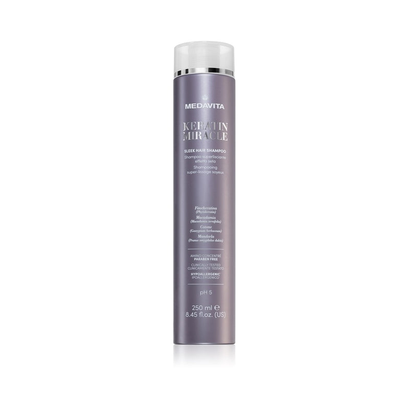 Medavita Разглаживающий шампунь Keratin Miracle Sleek 250 мл
