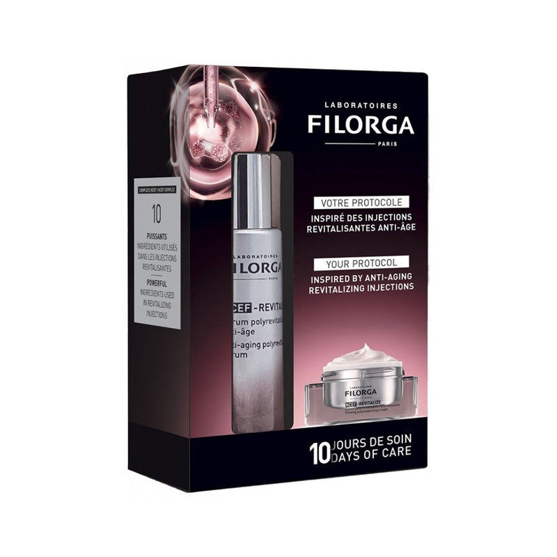 Filorga NCEF-Revitalize Ser Polirevitalizant Anti-Îmbătrânire 30ml Set 2 Bucăți