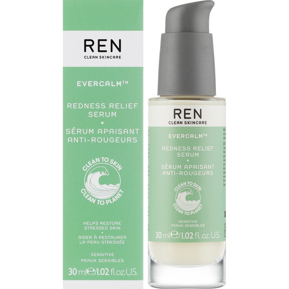 Ren 化妆品 Evercalm™ 舒缓红血丝精华液 30 毫升