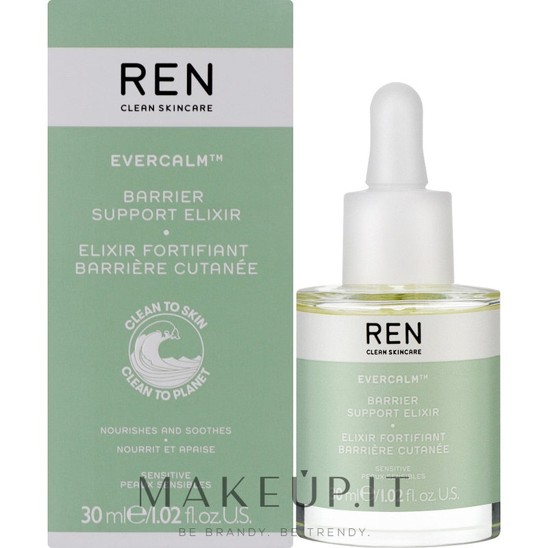 Ren Cosmétiques Evercalm™ Huile Visage Anti-Rougeurs (Élixir de Soutien Barrière) 30 ml