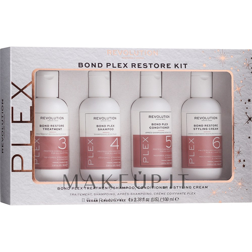 Revolution haircare Set cadou Bond Plex pentru păr uscat și deteriorat