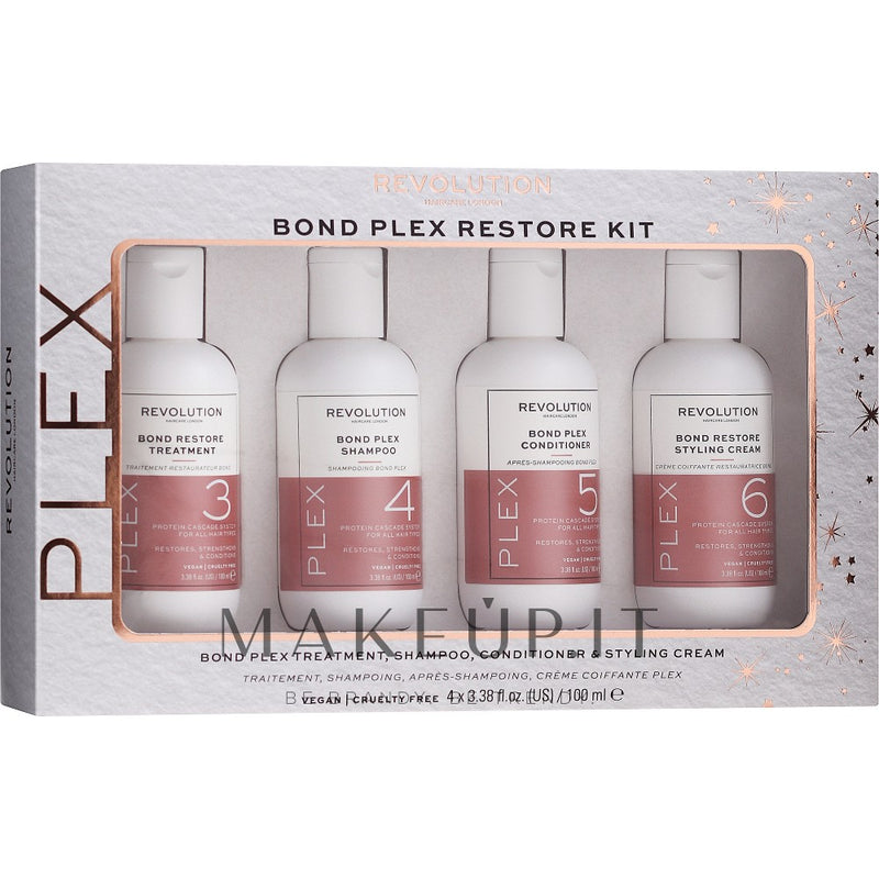 Revolution haircare Set cadou Bond Plex pentru păr uscat și deteriorat