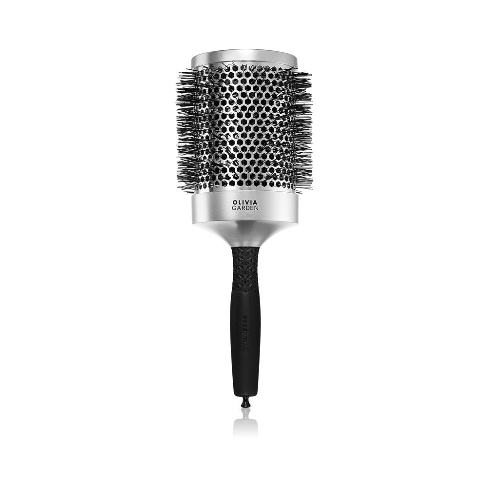 Olivia Garden Essential Blowout Classic Argento 85 mm — Varmekost børste