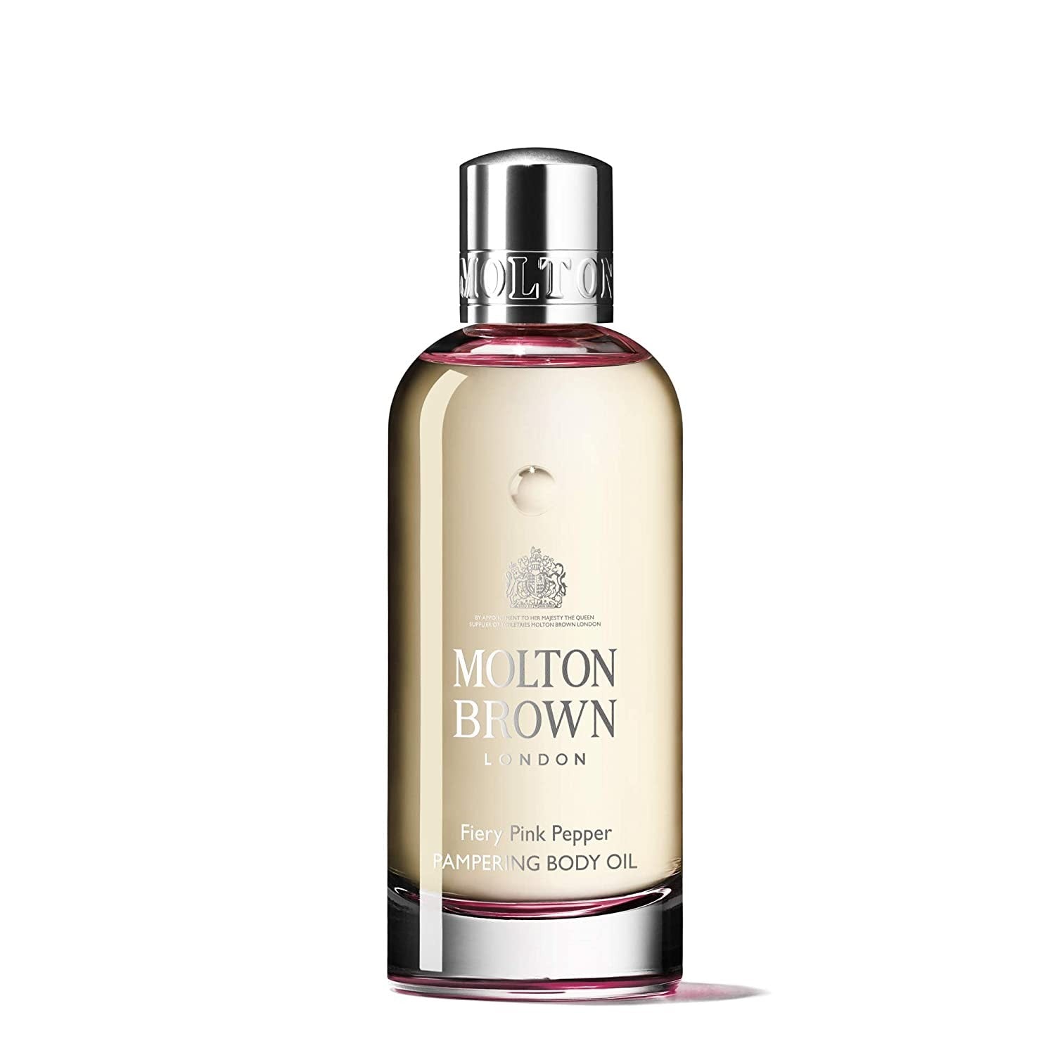 Molton Brown, tělový olej s ohnivým růžovým pepřem, 100 ml