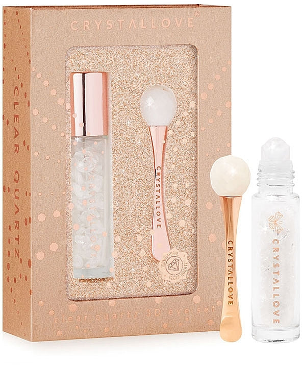 Crystallove Golden Clear Quartz 3D Set 1 pz — Contorno Occhi