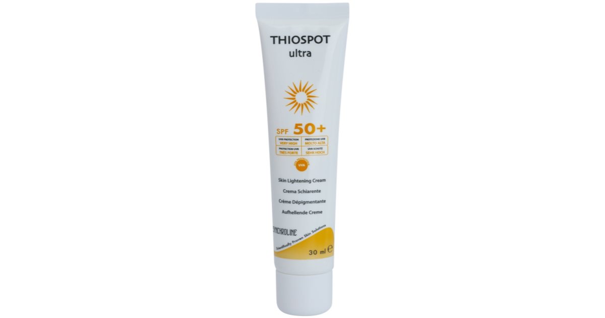 Synchroline Thiospot Ultra crema illuminante per pelli iperpigmentante SPF 50+ 30 ml