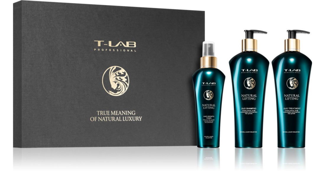 T-LAB Professional Natural Lifting geschenkdoos (voor haarvolume) 3 st